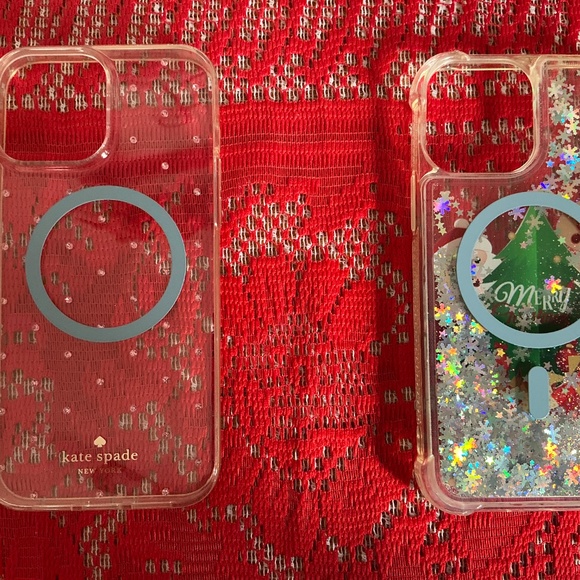 I-hone 13 pro max Kate Spade/Coach cases-preowned - Picture 5 of 11